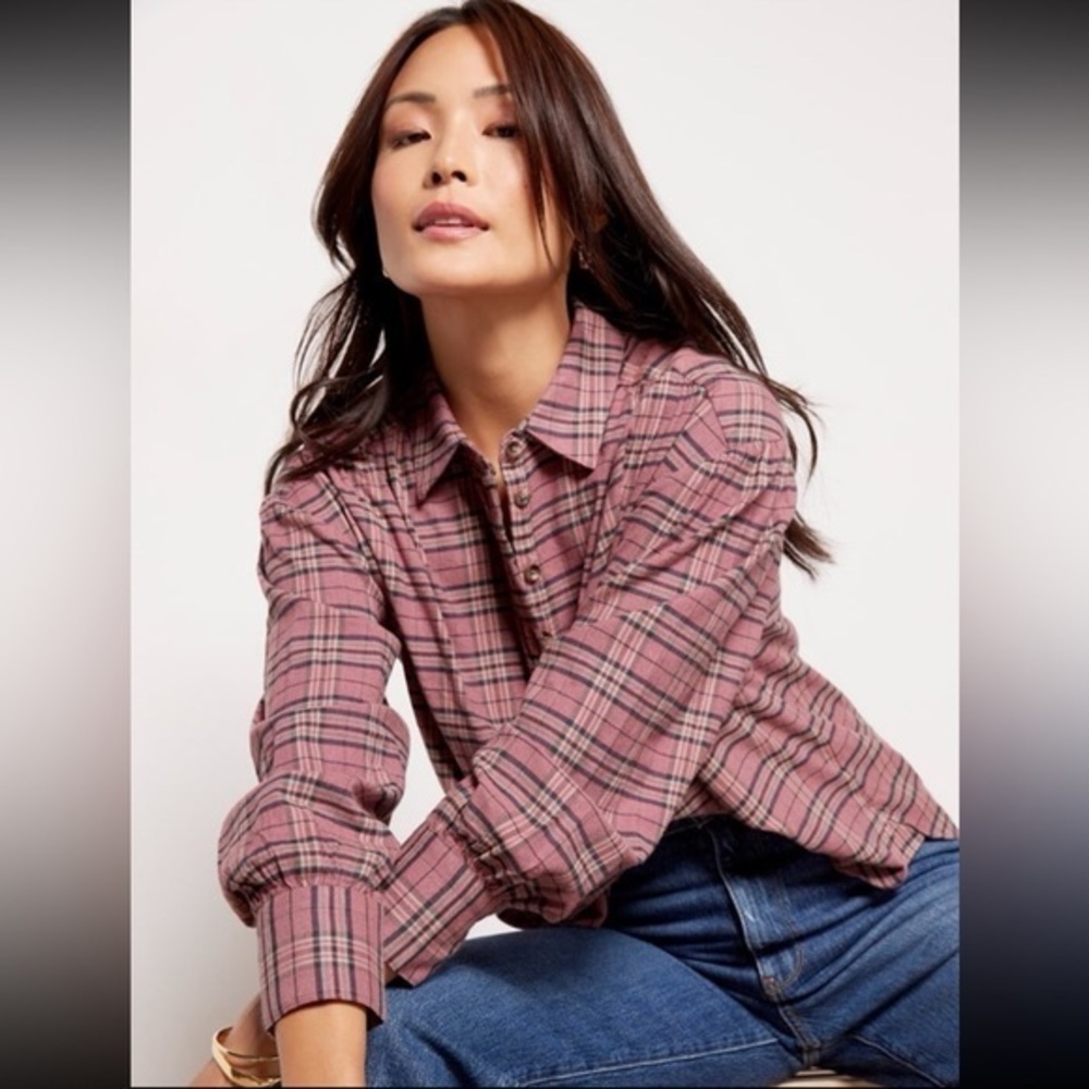 Faherty Olli Plaid Top Checkered Shirt